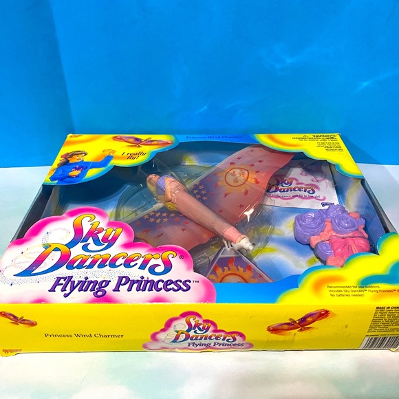 SKY DANCER VTG 1995 COLLECTIBLE FLYING PRINCESS WIND CHARMER IN ORIGINAL BOX - Picture 12 of 14